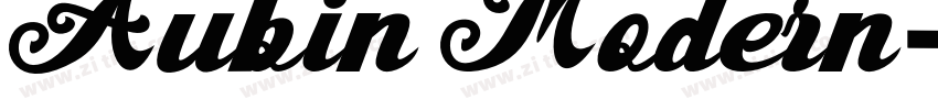 Aubin Modern字体转换